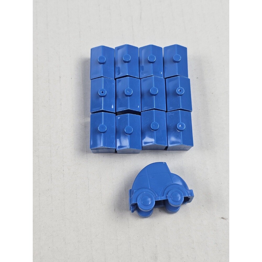 Monopoly Junior 1990 Replacement Pieces Blue Yellow Green or Red